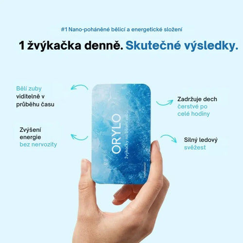 Žvýkačka na bělení zubů