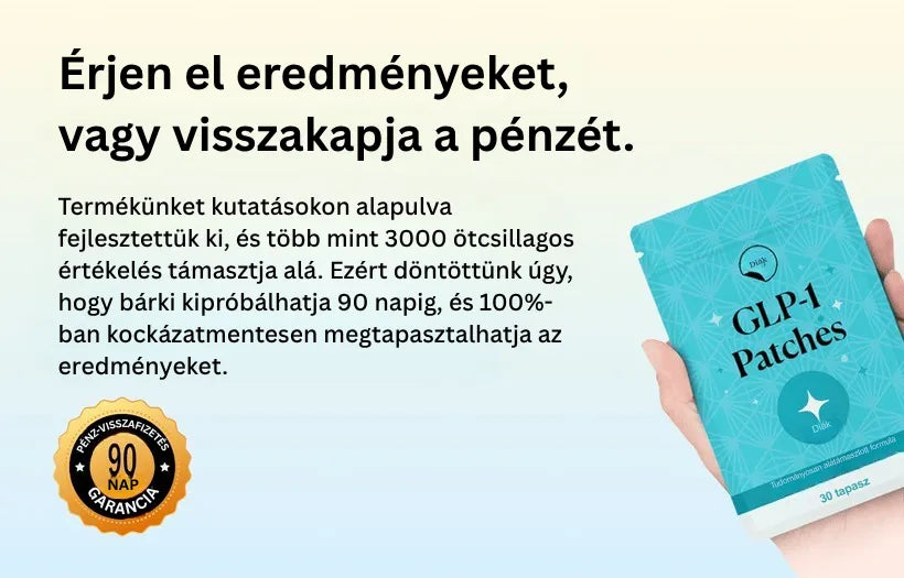 Orylo™ GLP-1 tapasz a sóvárgás csökkentésére HG