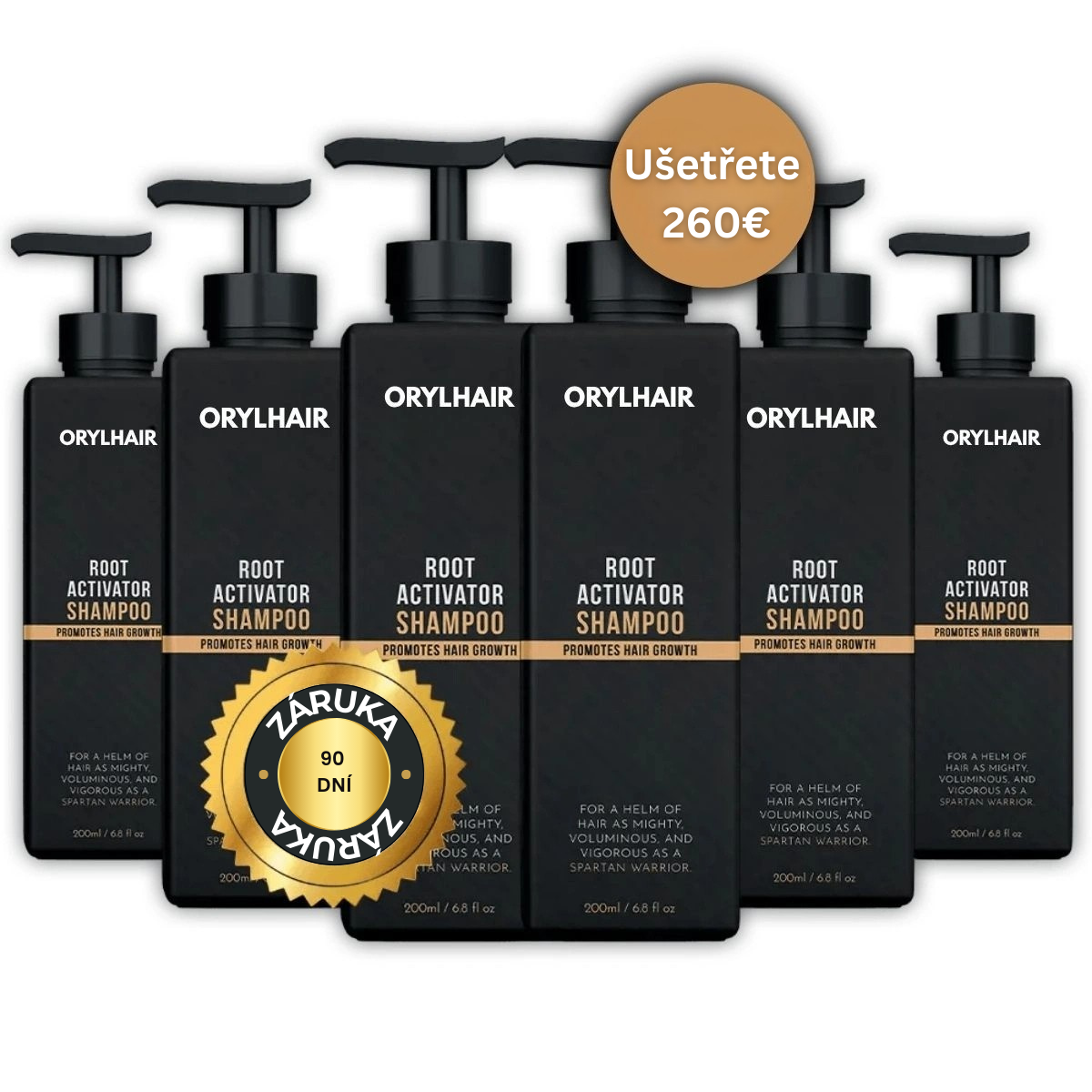 Orylo™ RootBoost Šampon pro revitalizaci vlasů -V2 (CZ)