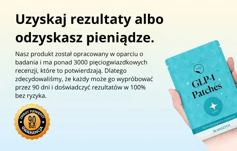 Orylo™ Plaster GLP-1 powstrzymujący zachcianki PL